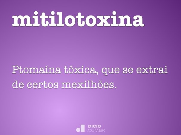 mitilotoxina