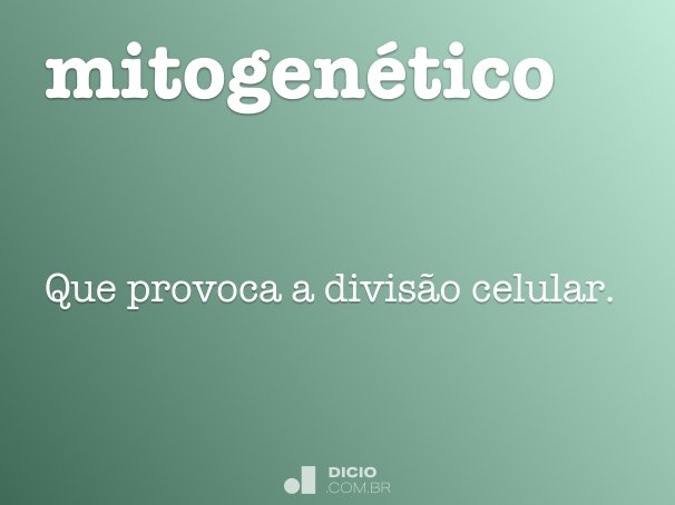 mitogenético