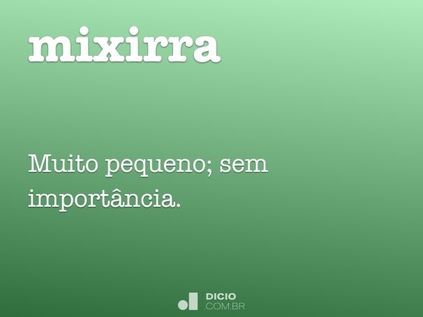 mixirra
