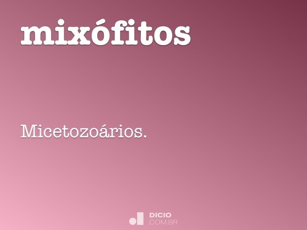 mixófitos