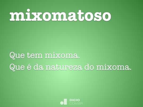 mixomatoso