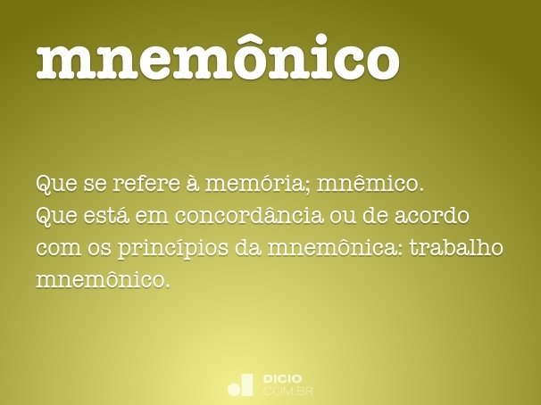 mnemônico