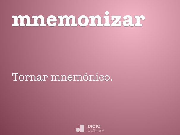 mnemonizar