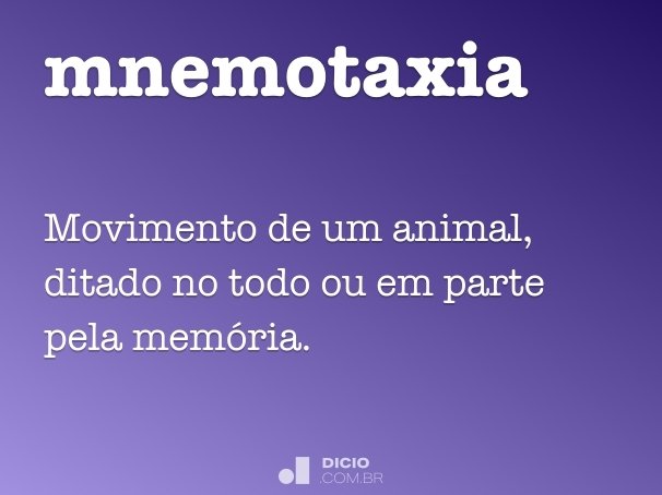 mnemotaxia