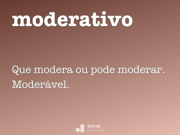 moderativo