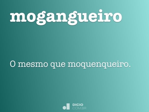mogangueiro