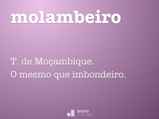 molambeiro