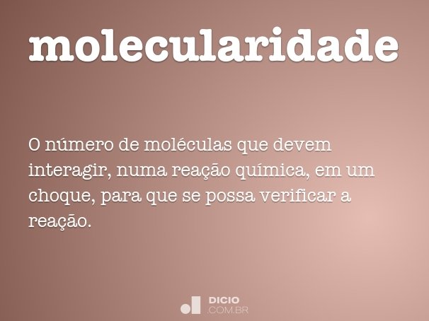 molecularidade
