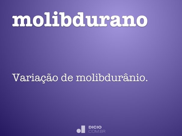 molibdurano