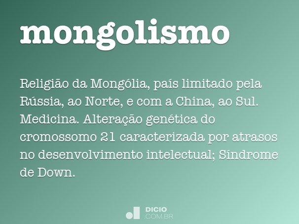 mongolismo