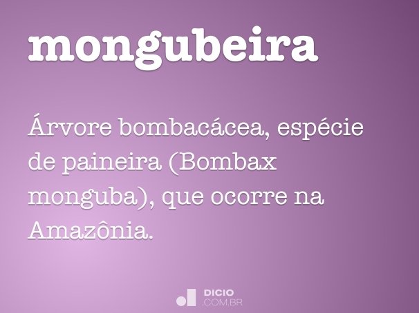mongubeira