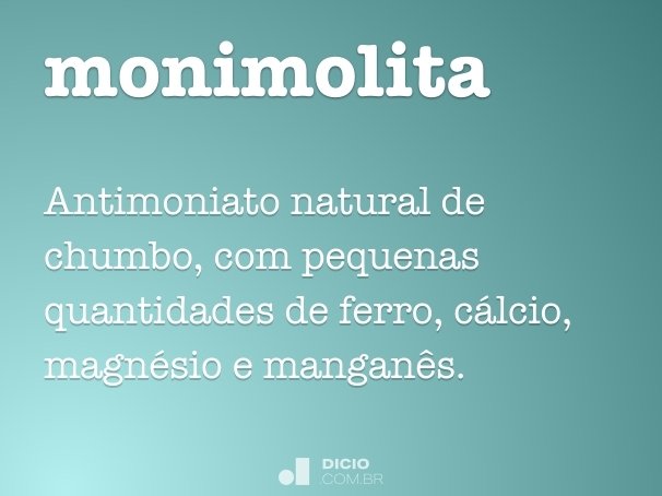 monimolita