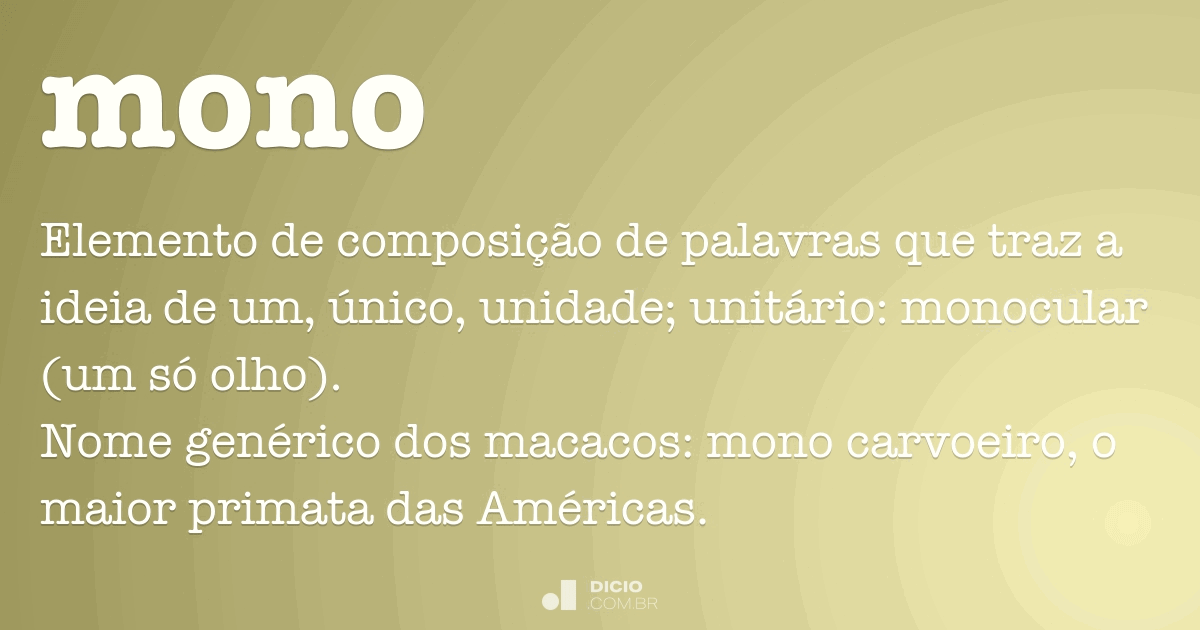 MOÑO - Espanhol, dicionário colaborativo