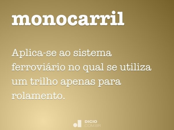 monocarril