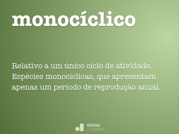 monocíclico