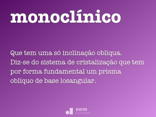 monoclínico