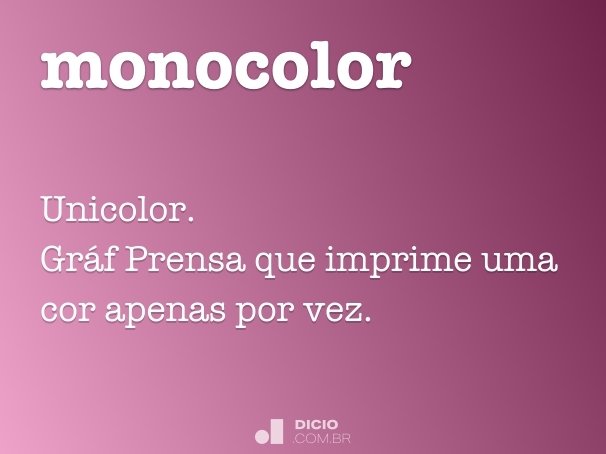 monocolor
