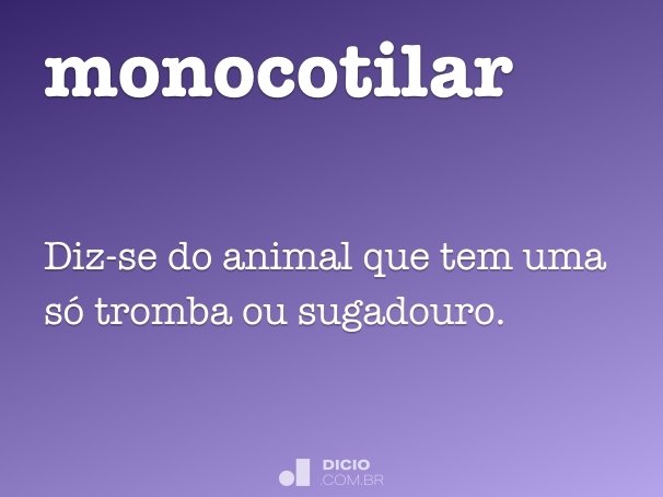 monocotilar