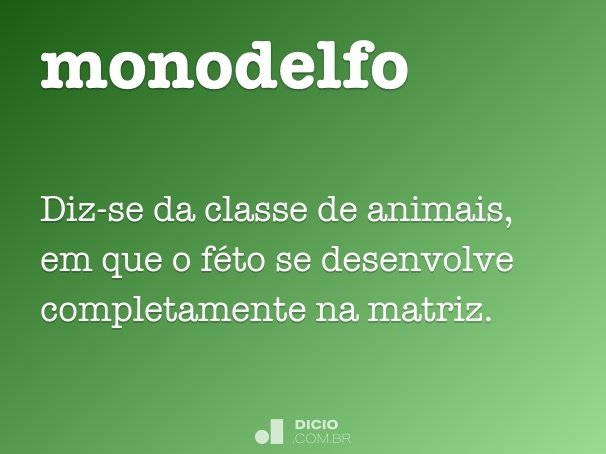 monodelfo