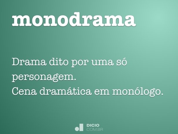 monodrama