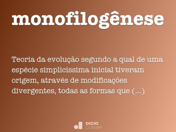 monofilogênese