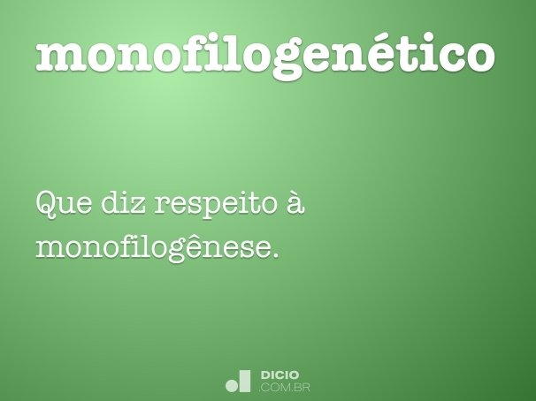 monofilogenético