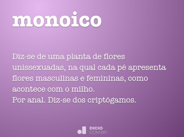 monoico