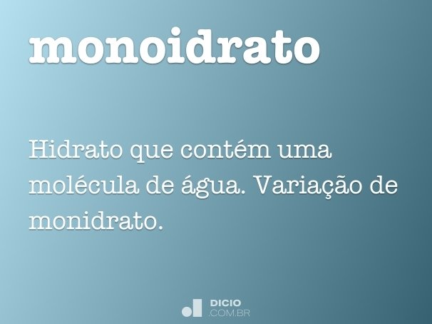 monoidrato