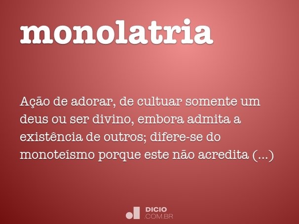 monolatria