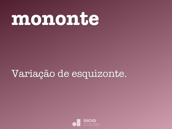 mononte