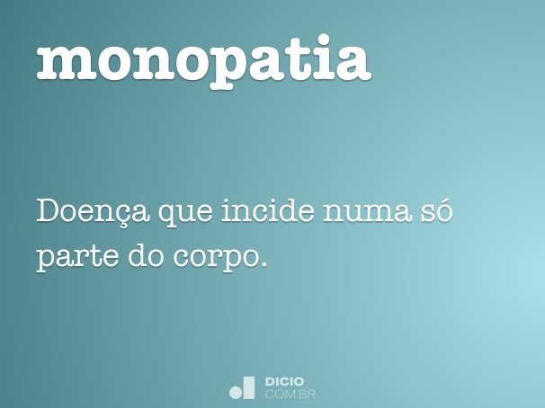 monopatia