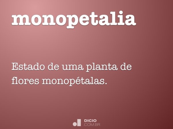 monopetalia
