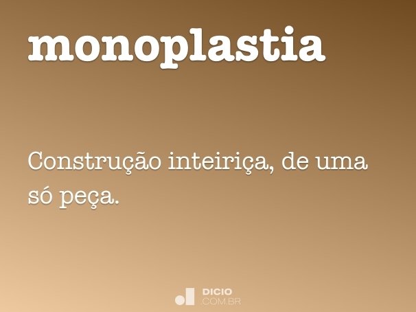 monoplastia
