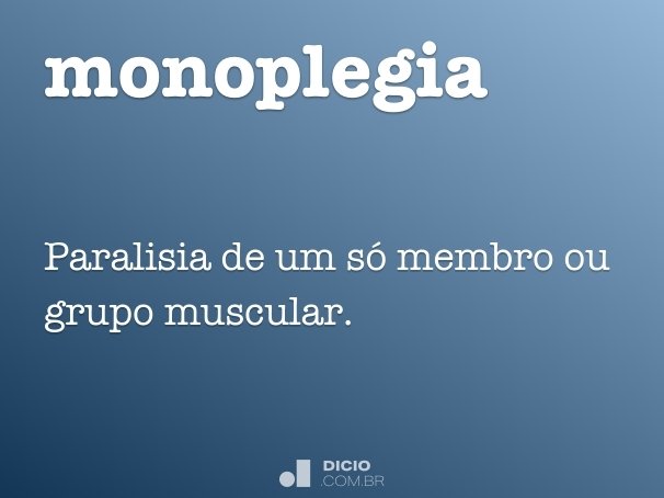 monoplegia