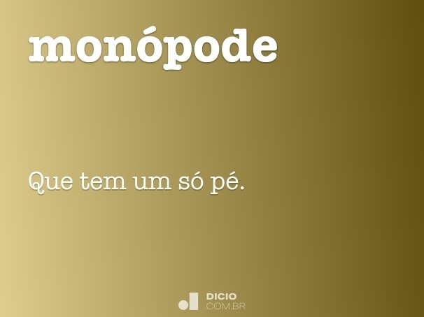 monópode