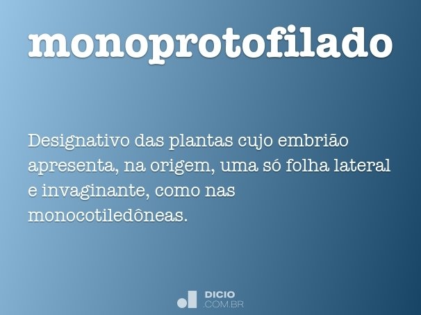 monoprotofilado