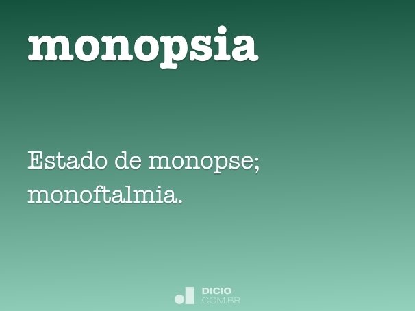 monopsia