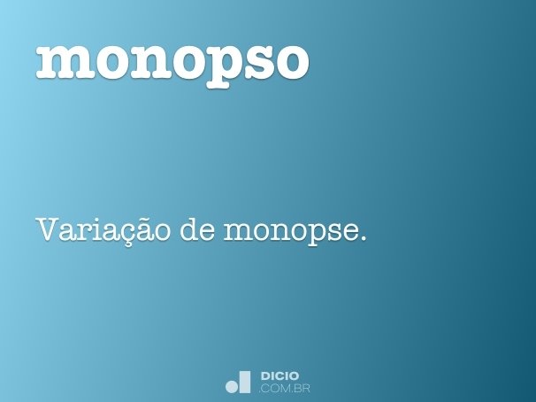 monopso