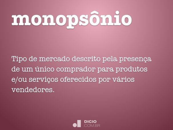 monopsônio