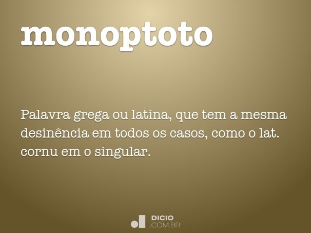 monoptoto