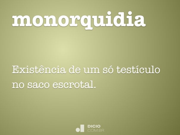 monorquidia