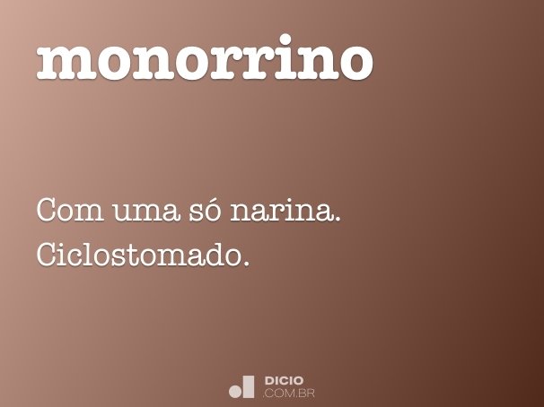 monorrino