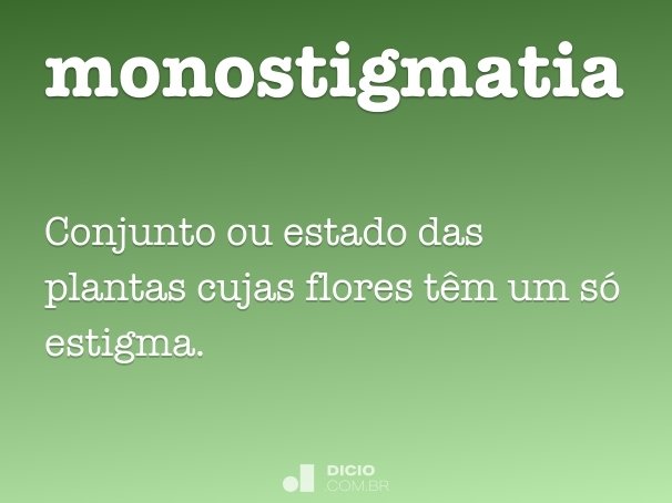 monostigmatia