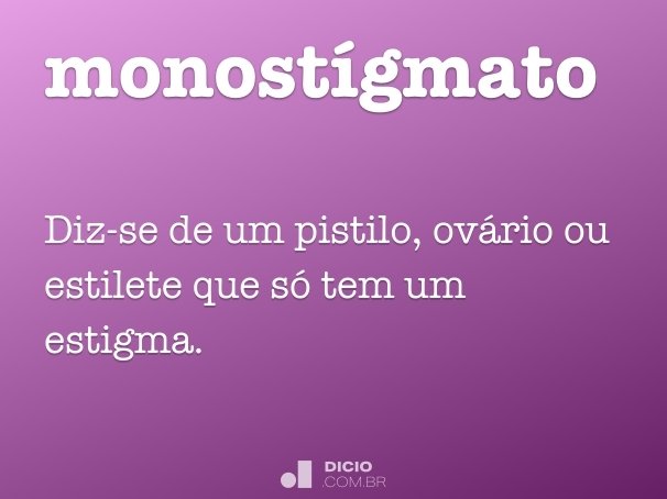 monostígmato