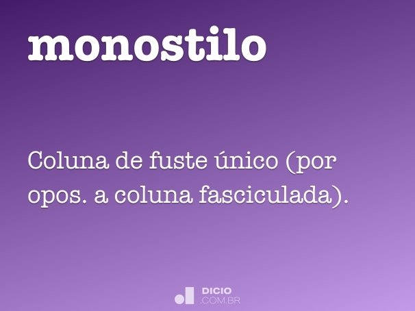 monostilo