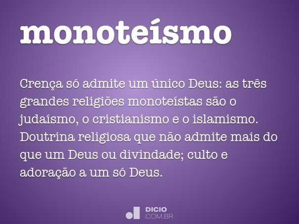 monoteísmo