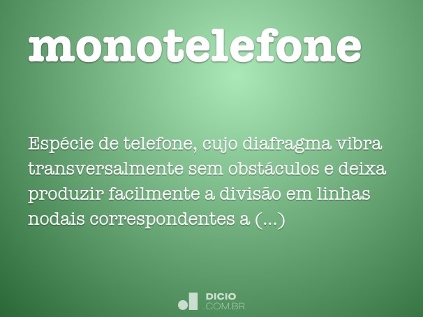 monotelefone