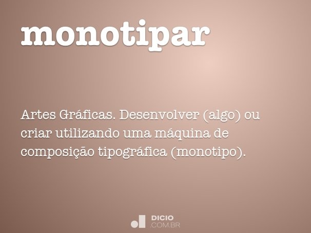 monotipar