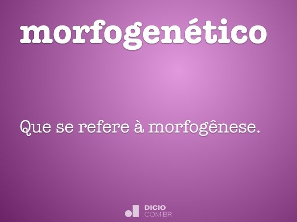 morfogenético