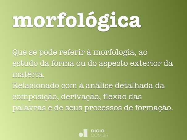 morfológica